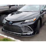For 2021-2023 Toyota Camry LE / XLE Painted Black Front Lower Bumper Lip Spoiler 3pcs