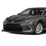 For 2021-2023 Toyota Camry LE / XLE Carbon Painted Front Lower Bumper Lip Spoiler 3pcs