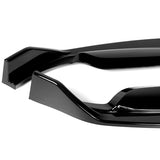 For 2013-2015 Lexus GS350 GS450h Base Painted Black Front Bumper Spoiler Lip  3pcs