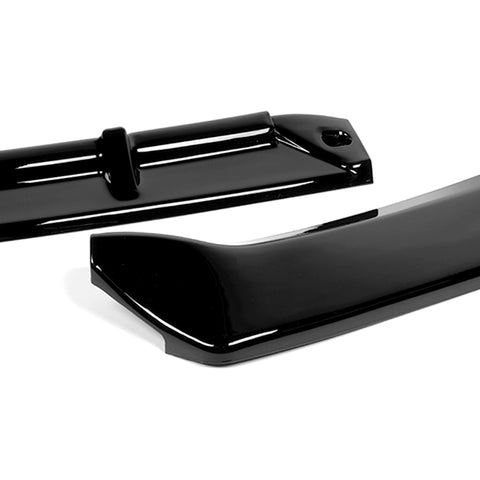 For 2013-2015 Nissan Sentra Painted Black Front Bumper Body Splitter Spoiler Lip  3pcs