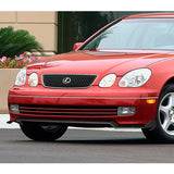 For 1998-2005 Lexus GS300 GS400 GS430 Carbon Painted Front Bumper Spoiler Lip  3pcs