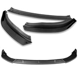 For 2019-2021 Volkswagen VW Jetta Carbon Look Front Bumper Splitter Spoiler Lip  3pcs