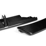For 2008-2012 Audi A5 / Quattro Carbon Fiber Front Bumper Spoiler Splitter Lip  3pcs