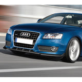For 2008-2012 Audi A5/Quattro STP-Style Matt Black Front Bumper Body Spoiler Lip  3pcs