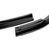 For 2008-2010 Subaru Impreza WRX Premium CS-Style Painted Black Front Bumper Lip  3pcs