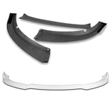 For 2015-2022 Dodge Charger SXT Painted White Front Bumper Splitter Spoiler Lip  3 pcs