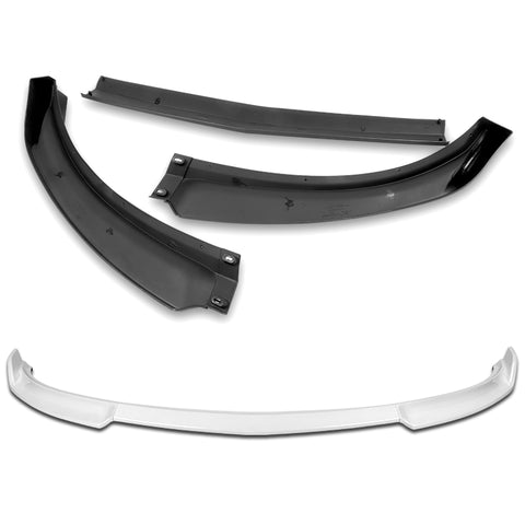 For 2007-2009 Infiniti G35 G37 4DR GT-Style Painted WH Front Bumper Spoiler Lip  3pcs