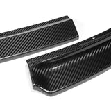 For 2007-2009 Infiniti G35 G37 4DR GT-Style Real Carbon Fiber Front Bumper Lip  3pcs
