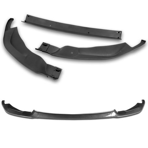 For 2015-2019 BMW F80 F82 F83 M3 M4 GT-Style Carbon Look Front Bumper Body Lip  3pcs
