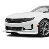 For 2016-2022 Chevy Camaro 1LE-Style Painted White Front Bumper Body Spoiler Lip  3pcs