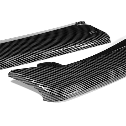 For 2011-2015 Scion xB STP-Style Carbon Look Front Bumper Spoiler Splitter Lip  3pcs