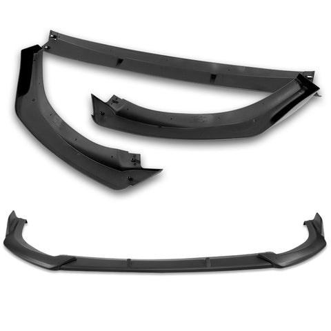 For 2011-2015 Scion xB STP-Style Matt Black Front Bumper Spoiler Splitter Lip 3pcs