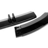 For 2022-2023 Audi S3 STP-Style Painted Black Front Bumper Splitter Spoiler Lip  3pcs