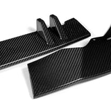 For 2020-2022 Audi A5 S5 S-Line Carbon Fiber Front Bumper Spoiler Splitter Lip  3pcs