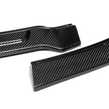 For 2011-2014 Dodge Avenger Real Carbon Fiber Front Bumper Spoiler Splitter Lip  3pcs