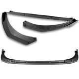 For 2019-2021 Kia Forte STP-Style Carbon Look Front Bumper Splitter Spoiler Lip  3pcs