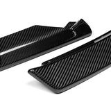 For 2013-2016 Audi A5 / S5 S-Line Carbon Fiber Front Bumper Spoiler Splitter Lip  3pcs