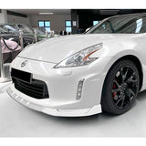 For 2013-2020 Nissan 370Z GT-Style Painted White Front Bumper Body Spoiler Lip  3pcs