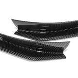 For 2004-2008 Mazda RX8 RX-8 MS-Style Carbon Look Front Bumper Spoiler Lip  2pcs