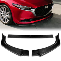For 2016-2018 Chevy Camaro Real Carbon Fiber ZL1 Style Front Bumper Body Kit Lip 3pcs