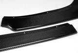 For 2014-2016 Lexus IS250 IS350 Base Real Carbon Fiber Front Bumper Body Kit Lip 3pcs