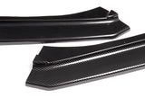 For For 17-20 Subaru BRZ JDM CS-Style Carbon Look Front Bumper Body Kit Spoiler Lip + Side Skirt Rocker Winglet Canard Diffuser Wing  Body Splitter ABS ( Carbon Style) 5PCS