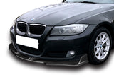 For For 09-11 BMW E90 4DR/Sedan 328i 335i Carbon Look Front Bumper Body Kit Spoiler Lip + Side Skirt Rocker Winglet Canard Diffuser Wing  Body Splitter ABS ( Carbon Style) 5PCS