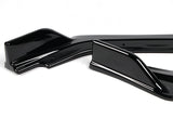 For 2018-2021 Infiniti Q50 Base/Premium Painted Black  Color Front Bumper Body Kit Lip 3PCS