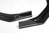 For 2018-2021 Infiniti Q50 Premium Real Carbon Fiber Front Bumper Body Kit Lip 3 pcs