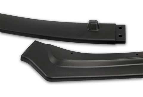 For 2018-2021 Infiniti Q50 Premium Unpainted Black Matte Color Front Bumper Body Kit Lip 3PCS