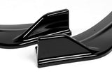 For 2013-2018 Chevy Malibu JDM Painted Black Color Front Bumper Body Kit Splitter Lip 3pcs