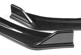 For 2013-2018 Chevy Malibu Carbon Look Color Front Bumper Body Kit Splitter Spoiler Lip 3 pcs