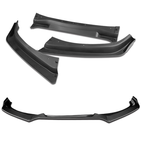 For For 17-20 Toyota 86 CS-Style Carbon Look Front Bumper Body Kit Spoiler Lip + Side Skirt Rocker Winglet Canard Diffuser Wing  Body Splitter ABS ( Carbon Style) 5PCS