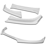 For 2017-2020 Toyota 86 CS-Style JDM Painted White Color Front Bumper Splitter Spoiler Lip 3 Pcs