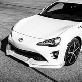 For 2017-2020 Toyota 86 CS-Style JDM Painted White Color Front Bumper Splitter Spoiler Lip 3 Pcs