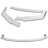 For 2011-2015 Toyota Sienna MP-Style Painted White Color Front Bumper Spoiler Splitter Lip 3 Pcs
