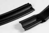 For 2011-2015 Toyota Sienna MP-Style Black Front Bumper Body Kit Spoiler Lip + Side Skirt Rocker Winglet Canard Diffuser Wing  Body Splitter ABS (Matte Black) 5PCS