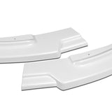 For 2010-2013 Infiniti G37 Sedan 4DR Painted White Color Front Bumper Splitter Spoiler Lip 3 Pcs