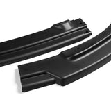 For 2010-2013 Infiniti G37 Sedan 4DR Matt Black JDM Front Bumper Body Kit Lip + Side Skirt Rocker Winglet Canard Diffuser Wing  Body Splitter ABS (Matte Black) 5PCS
