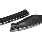 For 2011-2013 Lexus IS250 IS350 Carbon Look Front Bumper Body Kit Spoiler Lip + Side Skirt Rocker Winglet Canard Diffuser Wing  Body Splitter ABS ( Carbon Style) 5PCS