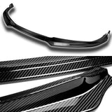 For 2020-2022 BMW 4-Series G22 G23 M-Sport Carbon Fiber Front Bumper Spoiler Lip  3pcs