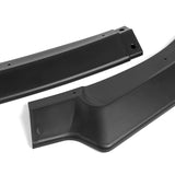 For 2018-2023 Kia Stinger GT-Line CK-Style Unpainted Matte Black Color Front Bumper Splitter Spoiler Lip 3 Pcs