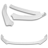 For 2010-2013 Volkswagen Golf MK6 GTI Painted White Front Bumper Spoiler Lip Kit  3pcs