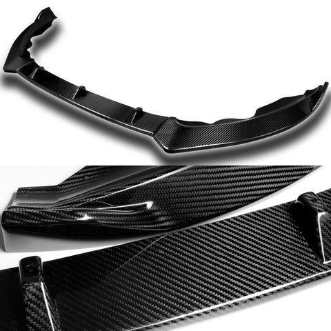 For 2013-2016 Ford Fusion Mondeo Real Carbon Fiber Front Bumper Splitter Spoiler Lip  3pcs