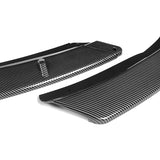 For 2015-2017 Toyota Camry STP-Style Carbon Look Front Bumper Body Spoiler Lip + Side Skirt Rocker Winglet Canard Diffuser Wing  Body Splitter ABS ( Carbon Style) 5PCS