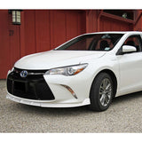 For 2015-2017 Toyota Camry STP-Style Painted White Color Front Bumper Splitter Spoiler Lip 3 Pcs
