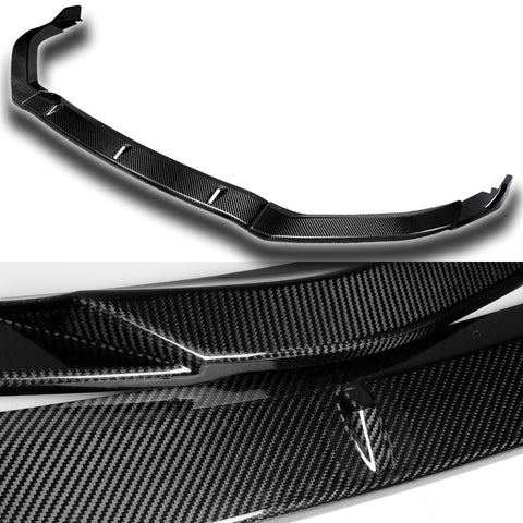 For 2016-2018 Nissan Maxima GT-Style Real Carbon Fiber Front Bumper Spoiler Lip  3pcs
