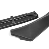 For 2011-2013 Kia Optima SX STP-Style Unpainted Matt Black  Color  Front Bumper Splitter Spoiler Lip 3 Pcs