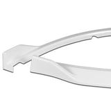 For 2014-2015 Kia Optima STP-Style Painted White Color Front Bumper Splitter Spoiler Lip 3 Pcs