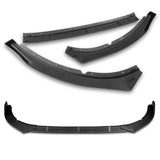 For 2014-2015 Kia Optima STP-Style Unpainted Matt Black Color Front Bumper Splitter Spoiler Lip Kit 3 Pcs
